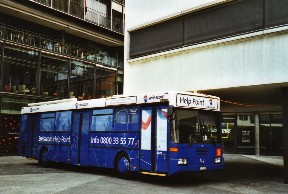 (120'210) - Swisscom, Worblaufen - SO 154'903 - Mercedes (ex VZO Grningen Nr. 26) am 23. August 2009 in Thun, Aarefeldplatz