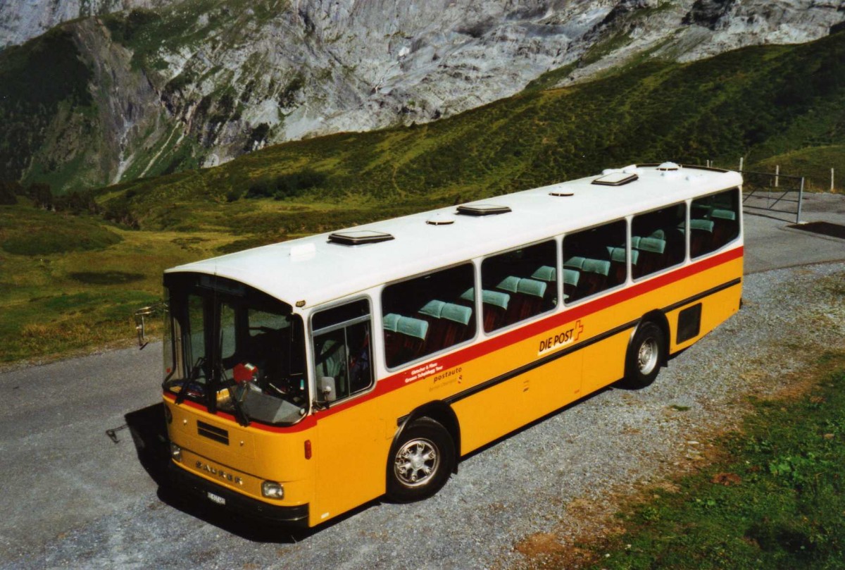 (120'420) - AVG Meiringen - Nr. 74/BE 607'481 - Saurer/R&J (ex P 24'357) am 23. August 2009 auf der Grossen Scheidegg