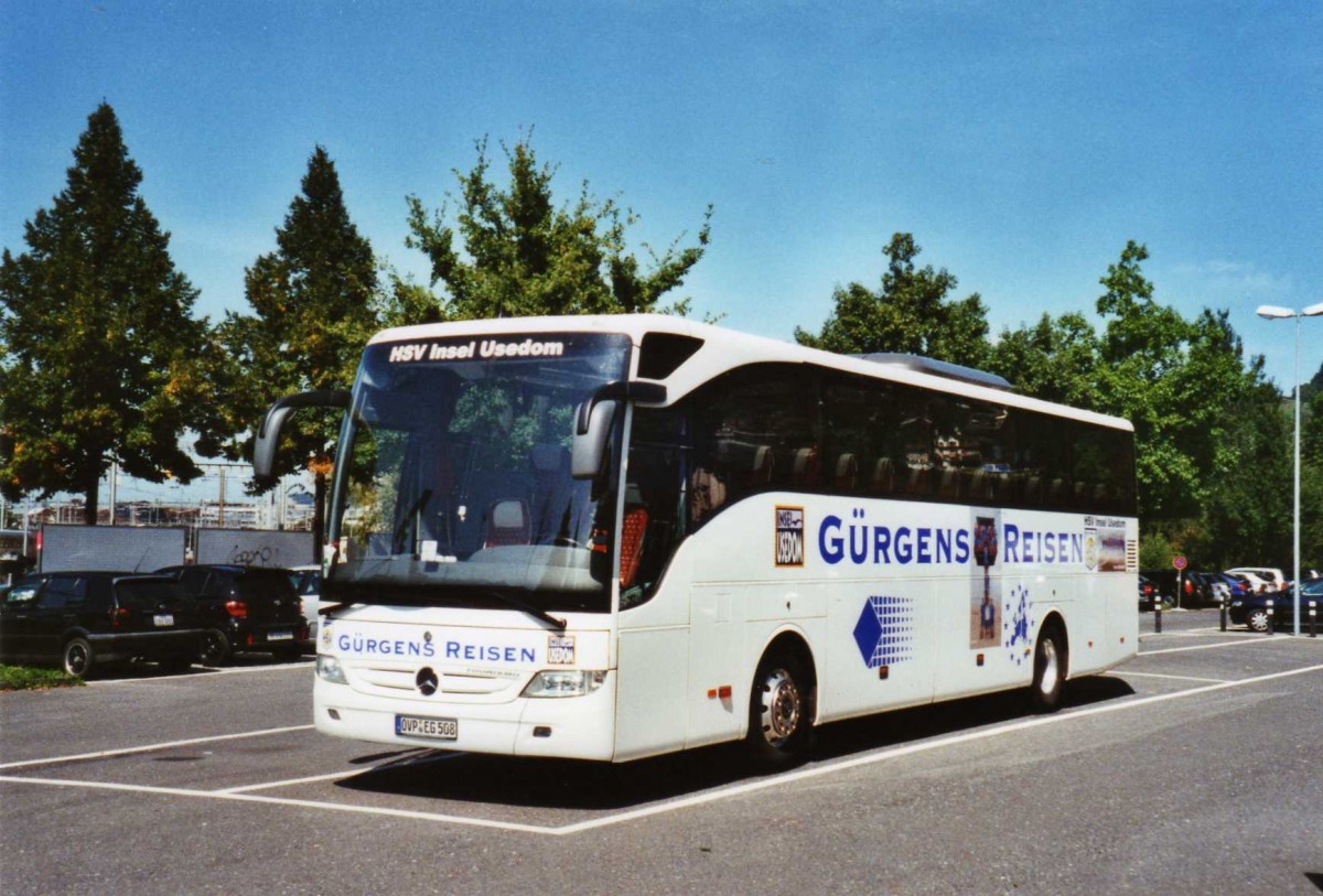 (120'925) - Aus Deutschland: Grgens, Seebad Bansin - OVP-EG 508 - Mercedes am 7. September 2009 in Thun, Seestrasse