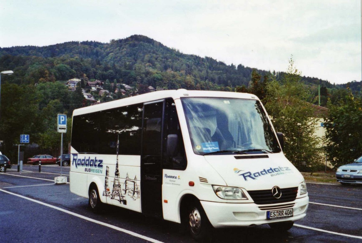 (121'301) - Aus Deutschland: Raddatz, Oberboihingen - ES-RR 406 - Mercedes am 20. September 2009 in Thun, Seestrasse