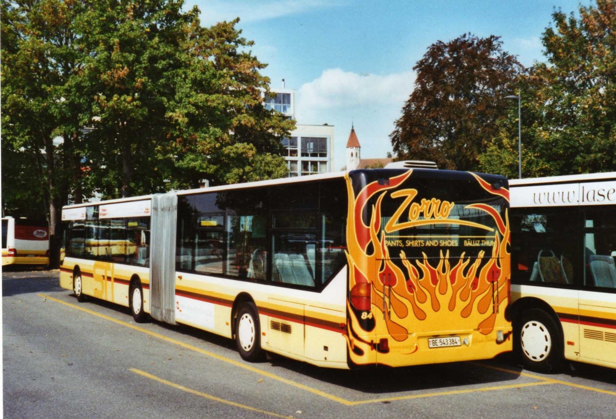 (121'422) - STI Thun - Nr. 84/BE 543'384 - Mercedes am 2. Oktober 2009 bei der Schifflndte Thun