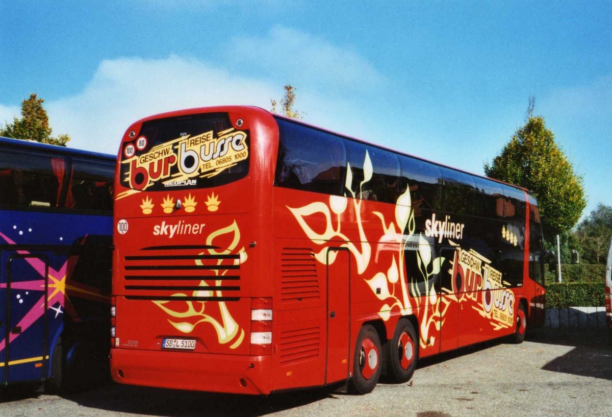 (121'522) - Bur, Kleinblittersdorf - SB-L 5100 - Neoplan am 19. Oktober 2009 in Rust, Europapark