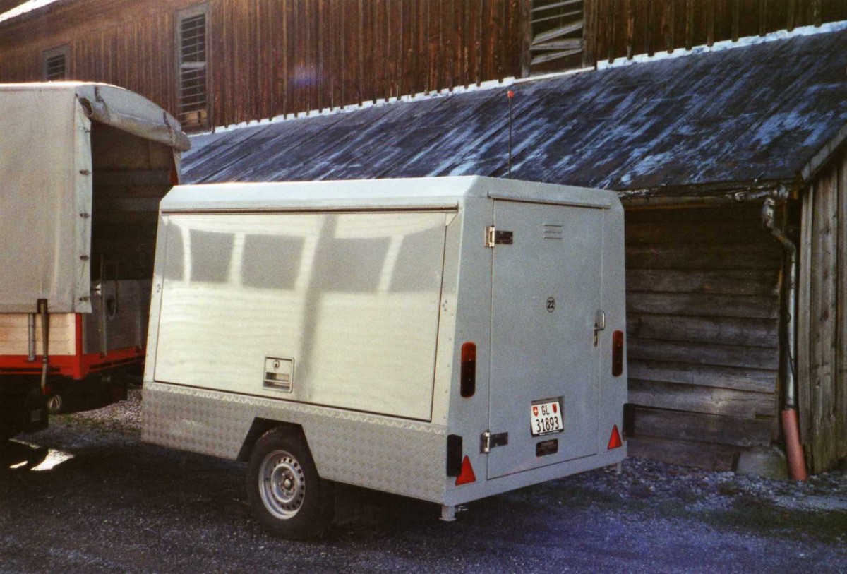 (121'734) - Biegger, Uster - Nr. 22/GL 31'893 - Zbinden Gepckanhnger am 24. Oktober 2009 in Ziegelbrcke, Museum