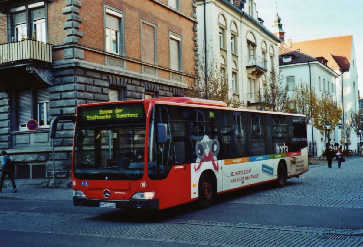 (122'205) - SWK Konstanz - Nr. 19/KN-C 1119 - Mercedes am 18. November 2009 in Konstanz, Bodanstrasse