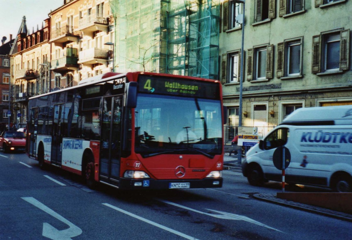 (122'210) - SWK Konstanz - Nr. 27/KN-C 1127 - Mercedes am 18. November 2009 in Konstanz, Bodanstrasse