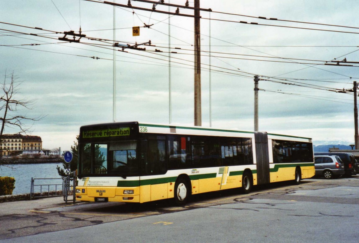 (122'516) - TN Neuchtel - Nr. 236/NE 111'236 - MAN am 5. Dezember 2009 in Neuchtel, Dpt