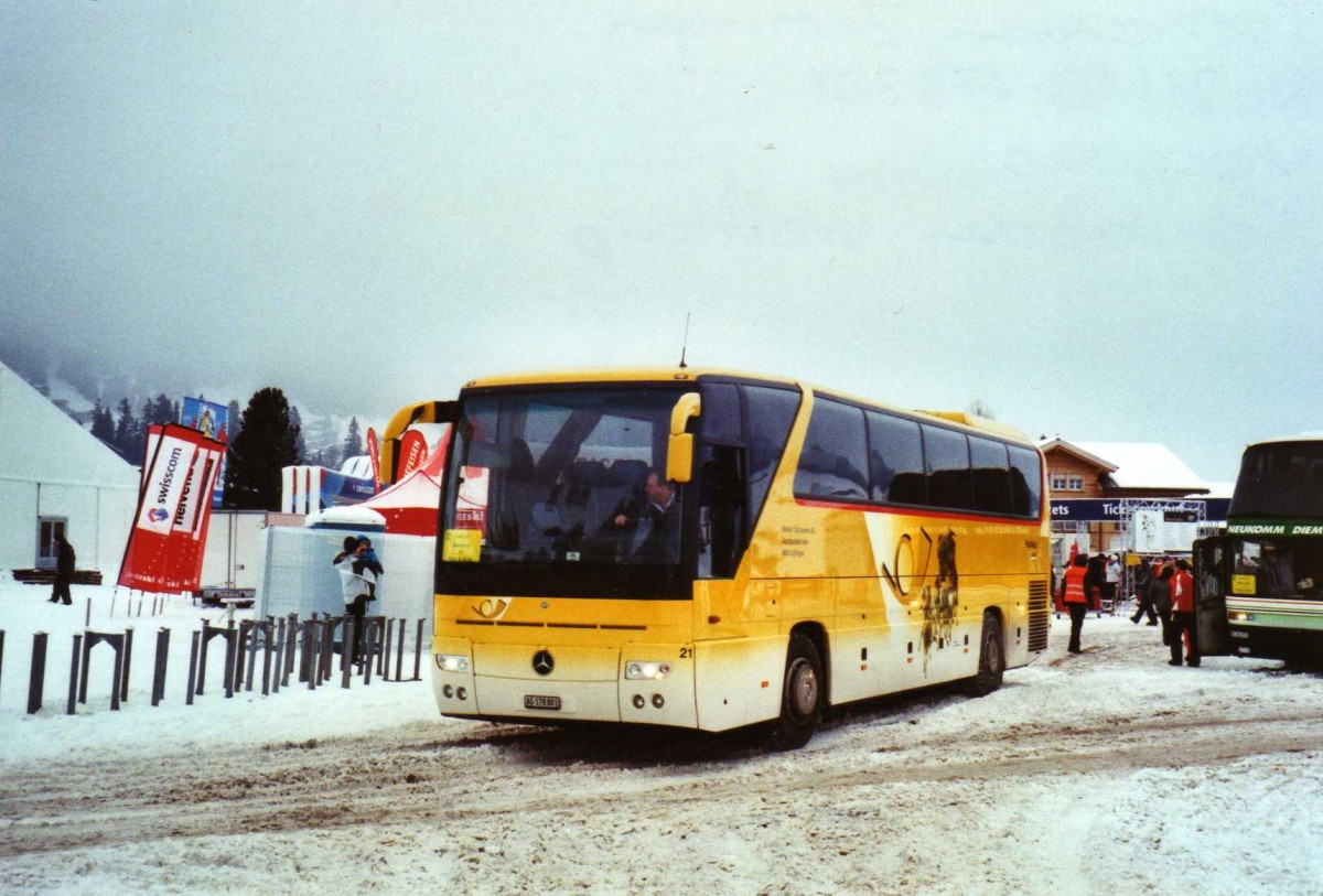 (123'530) - Tschannen, Zofingen - Nr. 21/AG 178'801 - Mercedes am 9. Januar 2010 in Adelboden, Weltcup