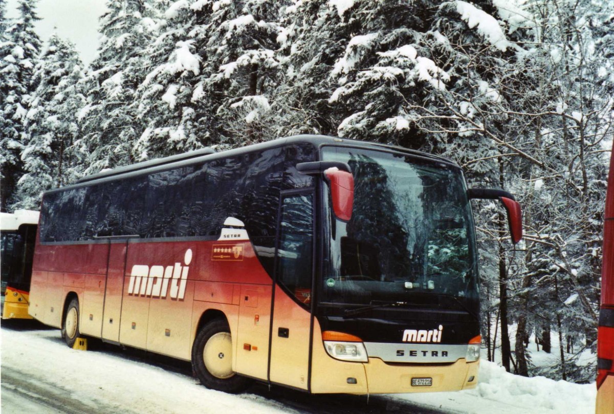 (123'623) - Marti, Kallnach - Nr. 18/BE 572'218 - Setra am 9. Januar 2010 in Adelboden, Unter dem Birg