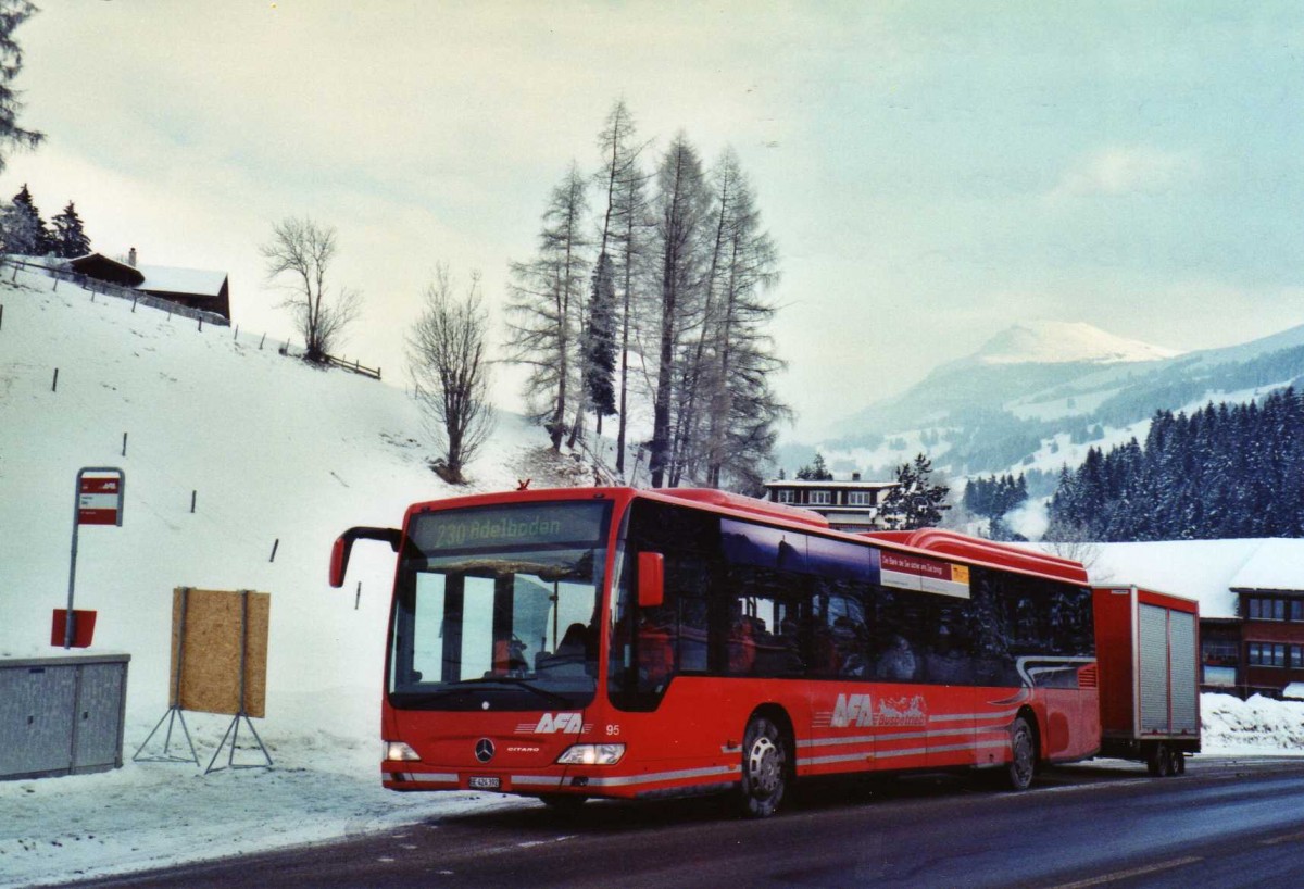 (124'018) - AFA Adelboden - Nr. 95/BE 434'392 - Mercedes am 10. Januar 2010 in Adelboden, Oey