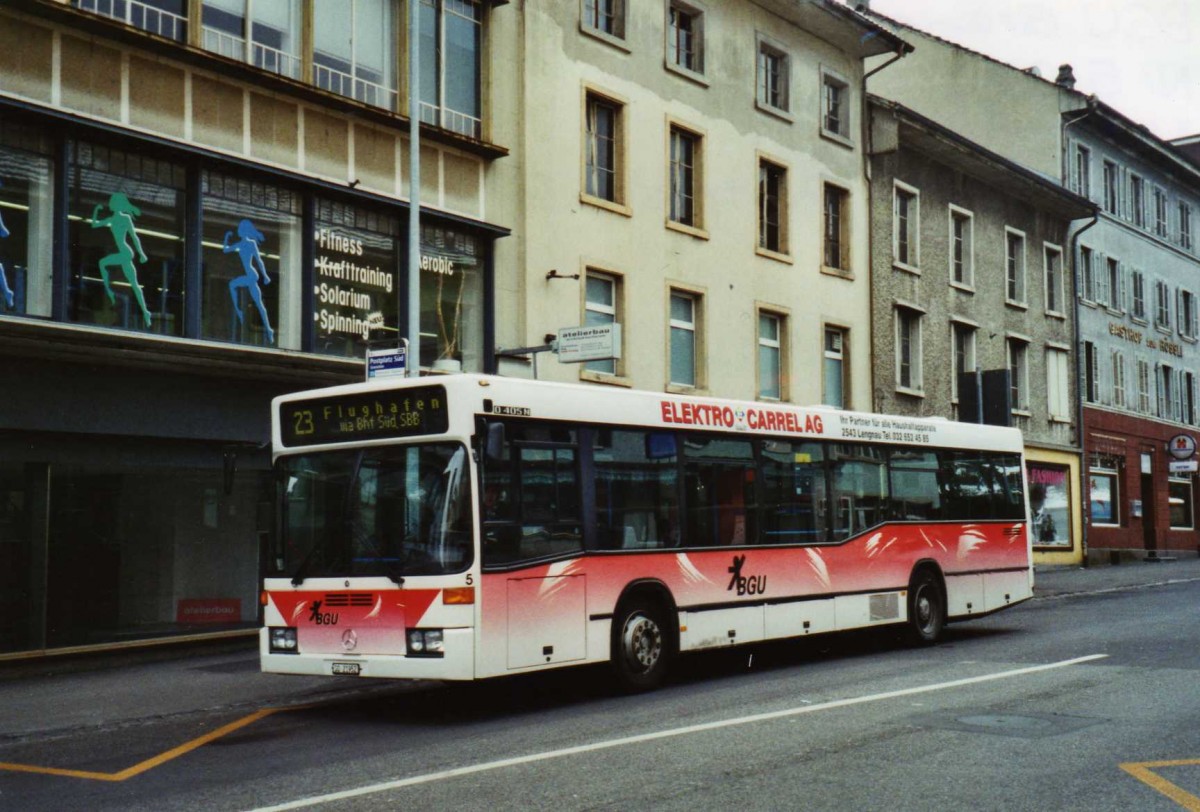 (124'419) - BGU Grenchen - Nr. 5/SO 21'952 - Mercedes am 15. Februar 2010 in Grenchen, Postplatz Sd