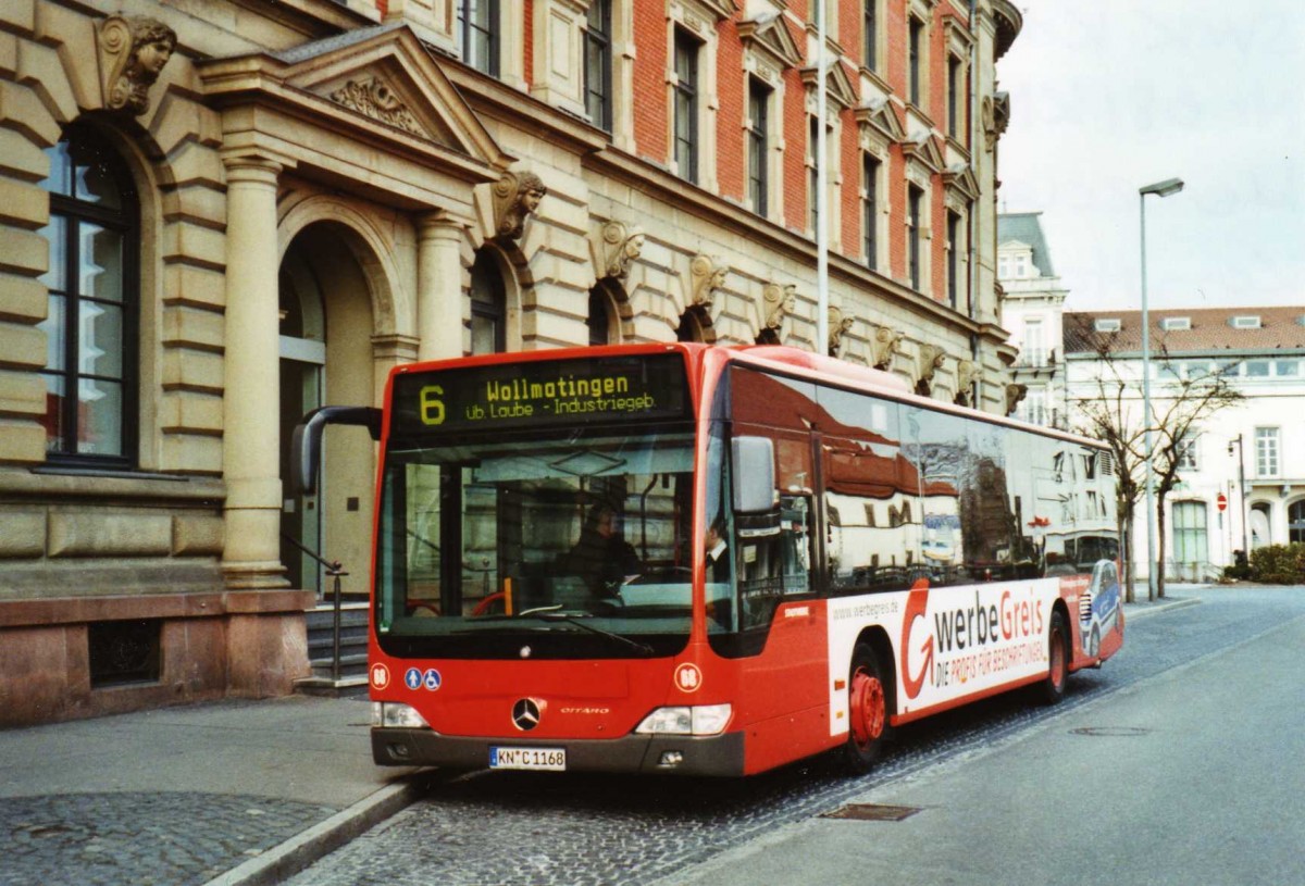 (124'812) - SWK Konstanz - Nr. 68/KN-C 1168 - Mercedes am 10. Mrz 2010 in Konstanz, Post/Marktsttte