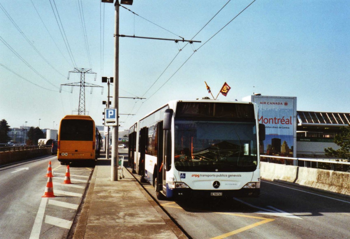 (124'911) - TPG Genve - Nr. 179/GE 960'563 - Mercedes am 13. Mrz 2010 in Genve, Aroport