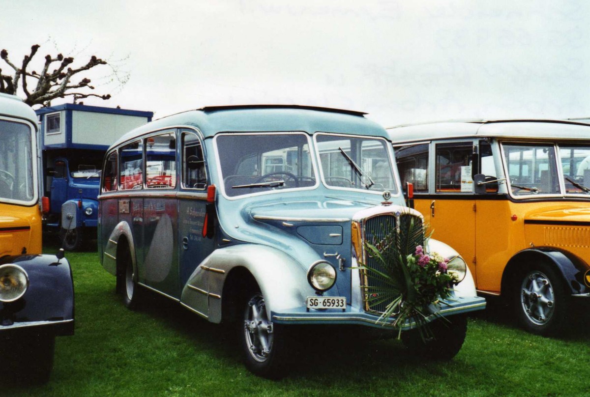 (125'726) - Schneider, Ermenswil - SG 65'933 - Saurer/Lauber am 1. Mai 2010 in Arbon, Arbon Classics