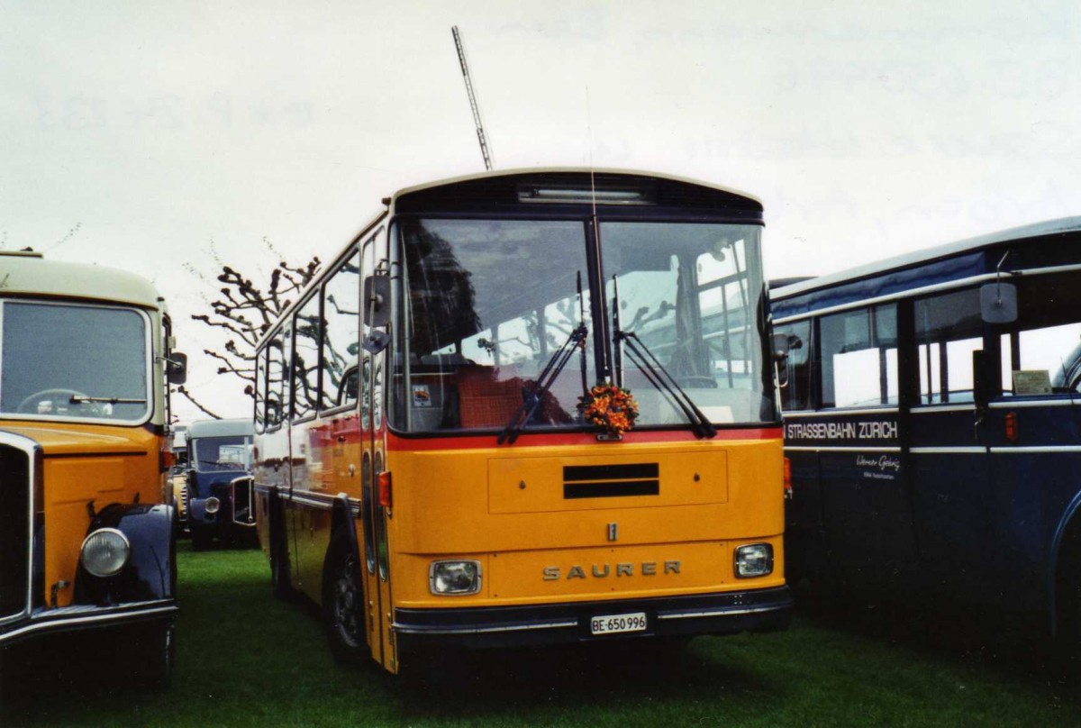 (125'816) - Kammermann, Bern - BE 650'996 - Saurer/Hess (ex Flury, Balm; ex P 24'233) am 1. Mai 2010 in Arbon, Arbon Classics