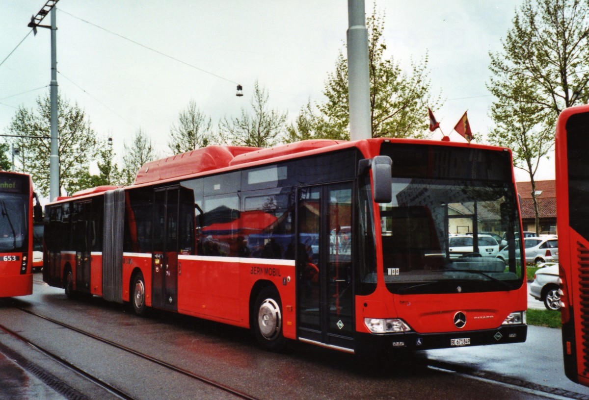 (126'109) - Bernmobil, Bern - Nr. 849/BE 671'849 - Mercedes am 2. Mai 2010 in Bern, Guisanplatz