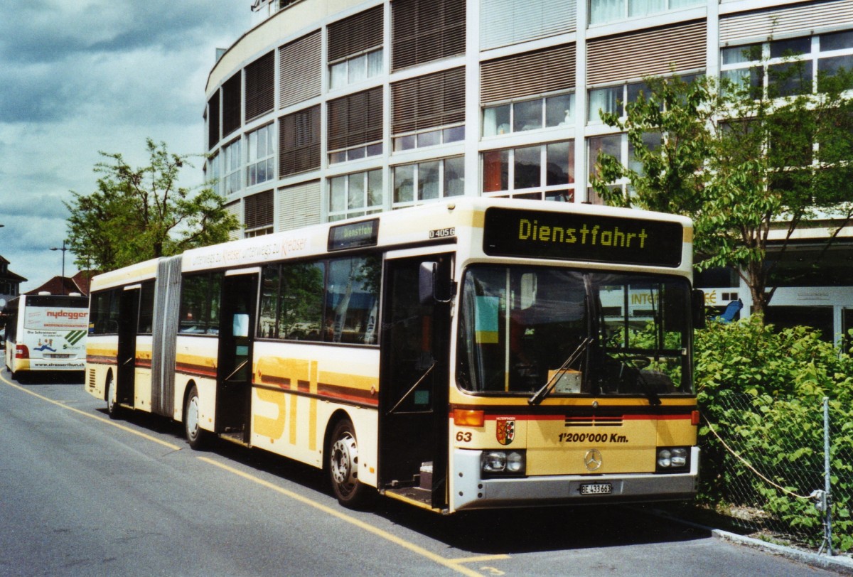 (126'118) - STI Thun - Nr. 63/BE 433'663 - Mercedes am 11. Mai 2010 bei der Schifflndte Thun