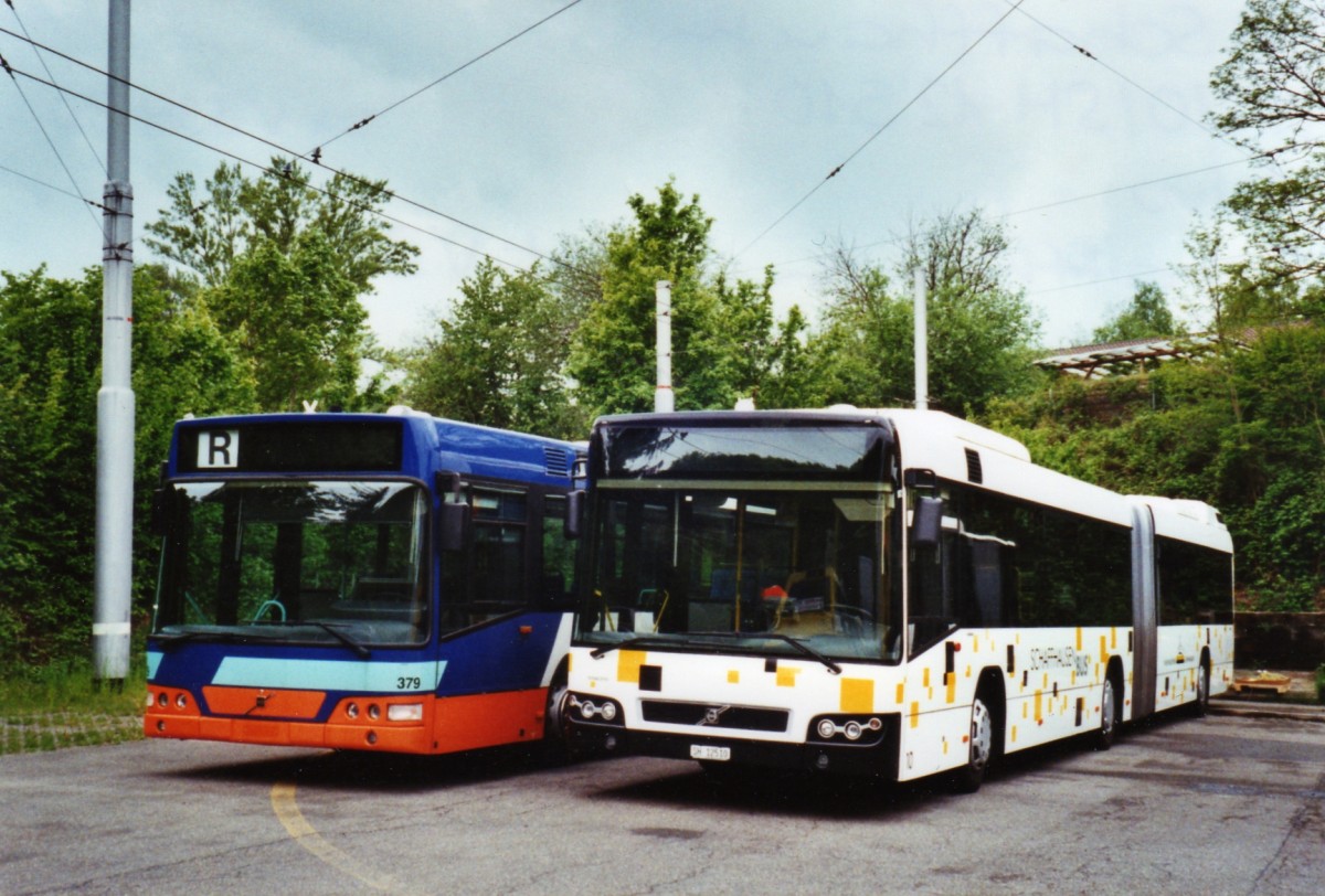 (126'316) - SB Schaffhausen - Nr. 10/SH 12'510 - Volvo (ex VBSH Schaffhausen Nr. 30; ex Vorfhrfahrzeug) am 16. Mai 2010 in Schaffhausen, Busdepot VBSH