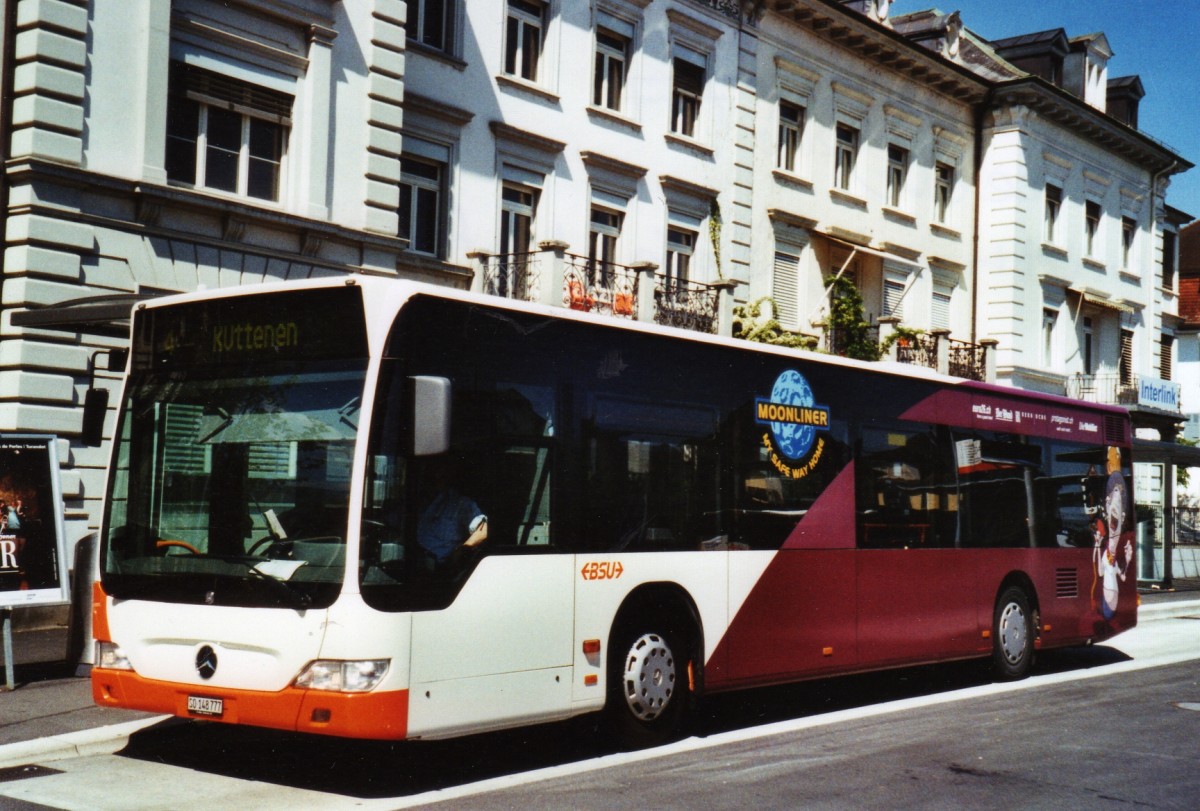 (126'511) - BSU Solothurn - Nr. 77/SO 148'777 - Mercedes am 24. Mai 2010 beim Hauptbahnhof Solothurn