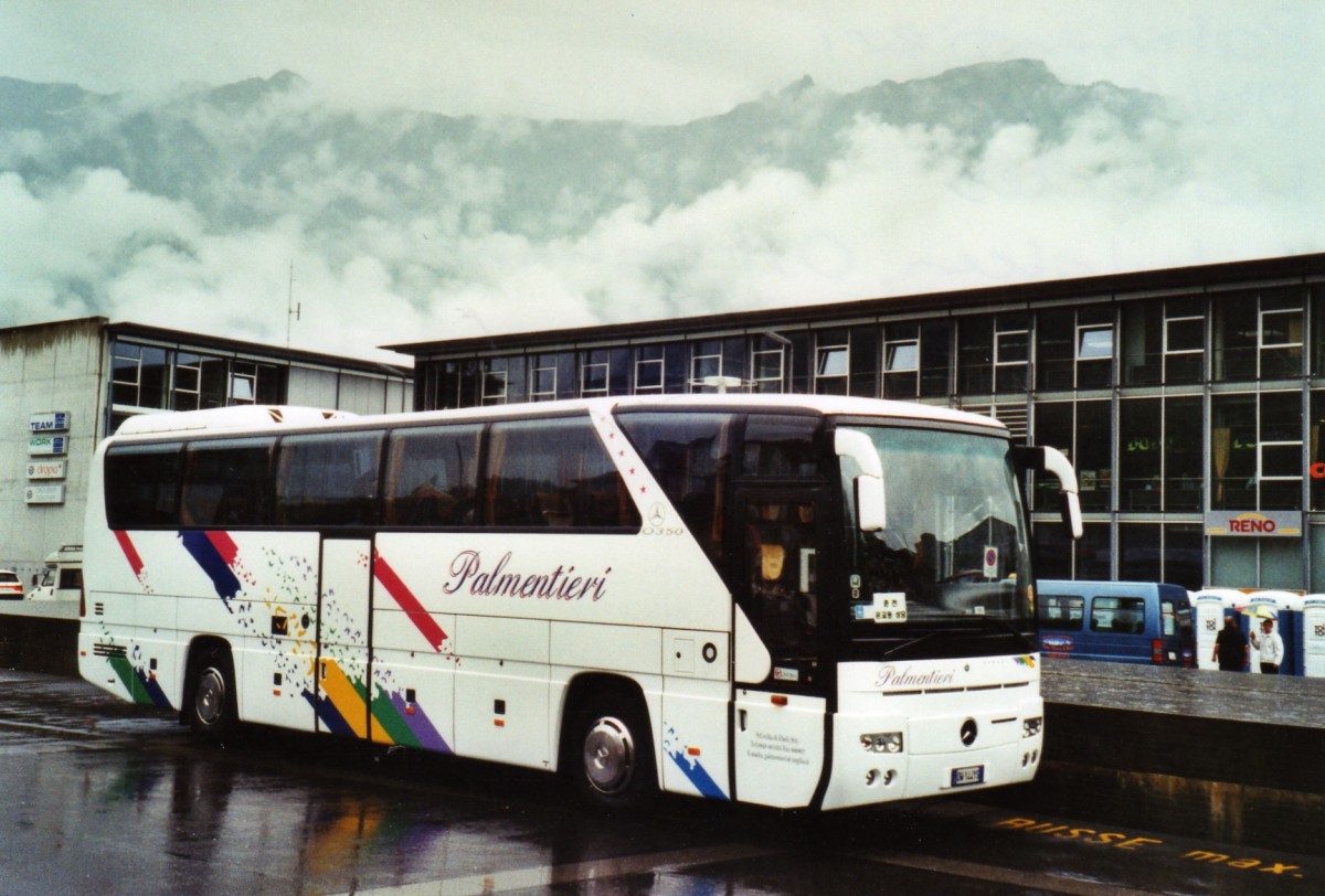 (126'909) - Aus Italien: Palmentieri, S. Cecilia - DW-144 YS - Mercedes am 13. Juni 2010 beim Bahnhof Interlaken Ost