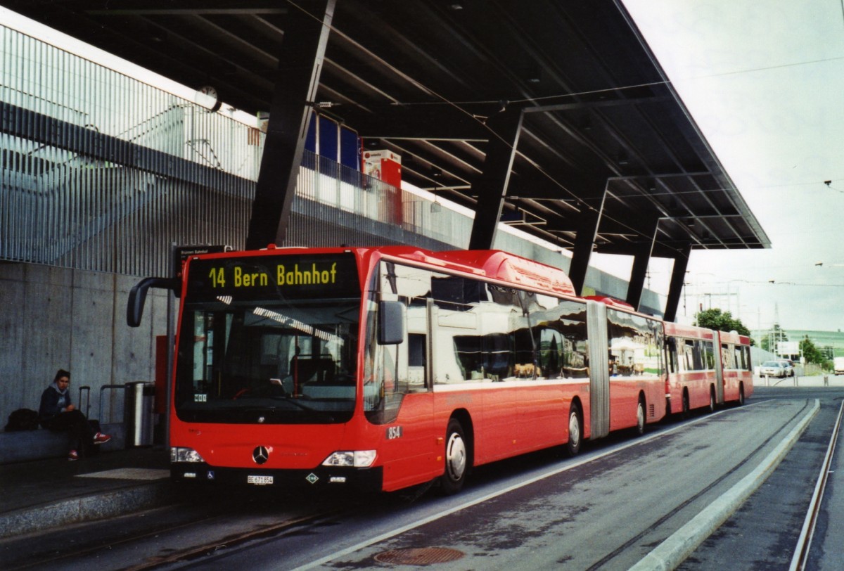 (126'928) - Bernmobil, Bern - Nr. 854/BE 671'854 - Mercedes am 14. Juni 2010 in Bern, Westside