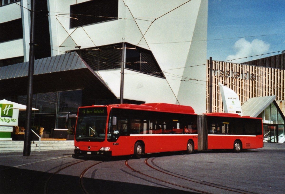 (126'935) - Bernmobil, Bern - Nr. 857/BE 671'857 - Mercedes am 14. Juni 2010 in Bern, Westside