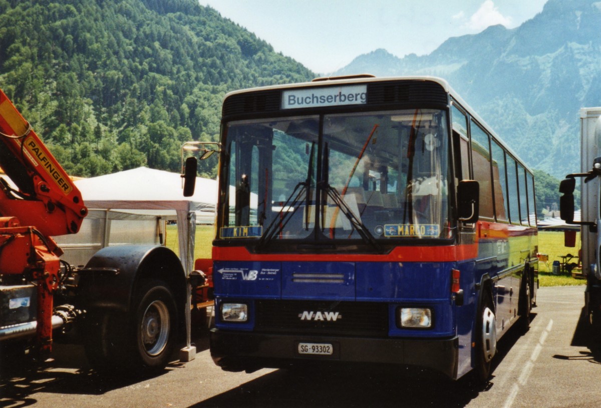 (127'127) - Graf, Buchs - Nr. 1/SG 93'302 - NAW/Hess (ex Thepra, Stans Nr. 11; ex AVBB Schwanden Nr. 5; ex P 24'423) am 26. Juni 2010 in Interlaken, Flugplatz