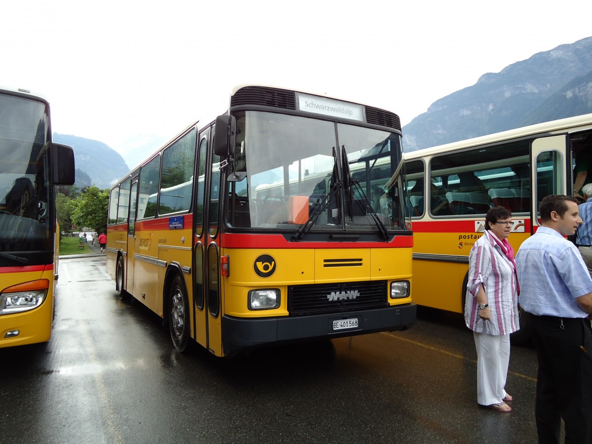 (127'513) - AVG Meiringen - Nr. 68/BE 401'568 - NAW/Hess (ex P 24'454) am 4. Juli 2010 in Meiringen, Postautostation