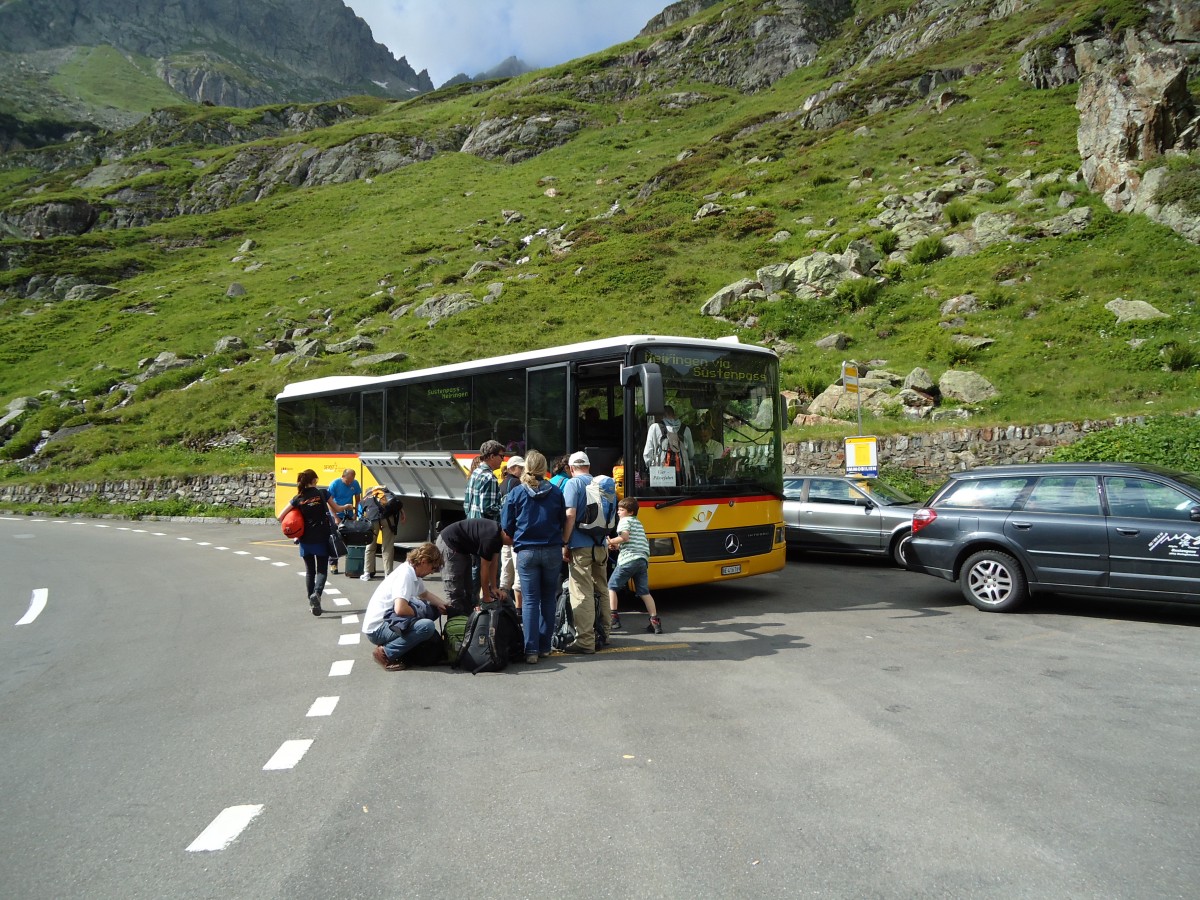 (127'614) - AVG Meiringen - Nr. 69/BE 416'769 - Mercedes am 4. Juli 2010 in Susten, Steingletscher