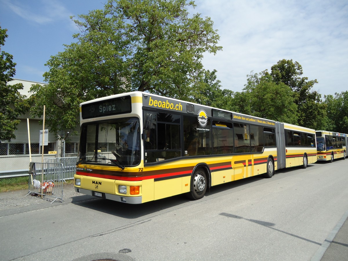 (127'946) - STI Thun - Nr. 72/BE 397'172 - MAN am 11. Juli 2010 in Thun, Rtlistrasse