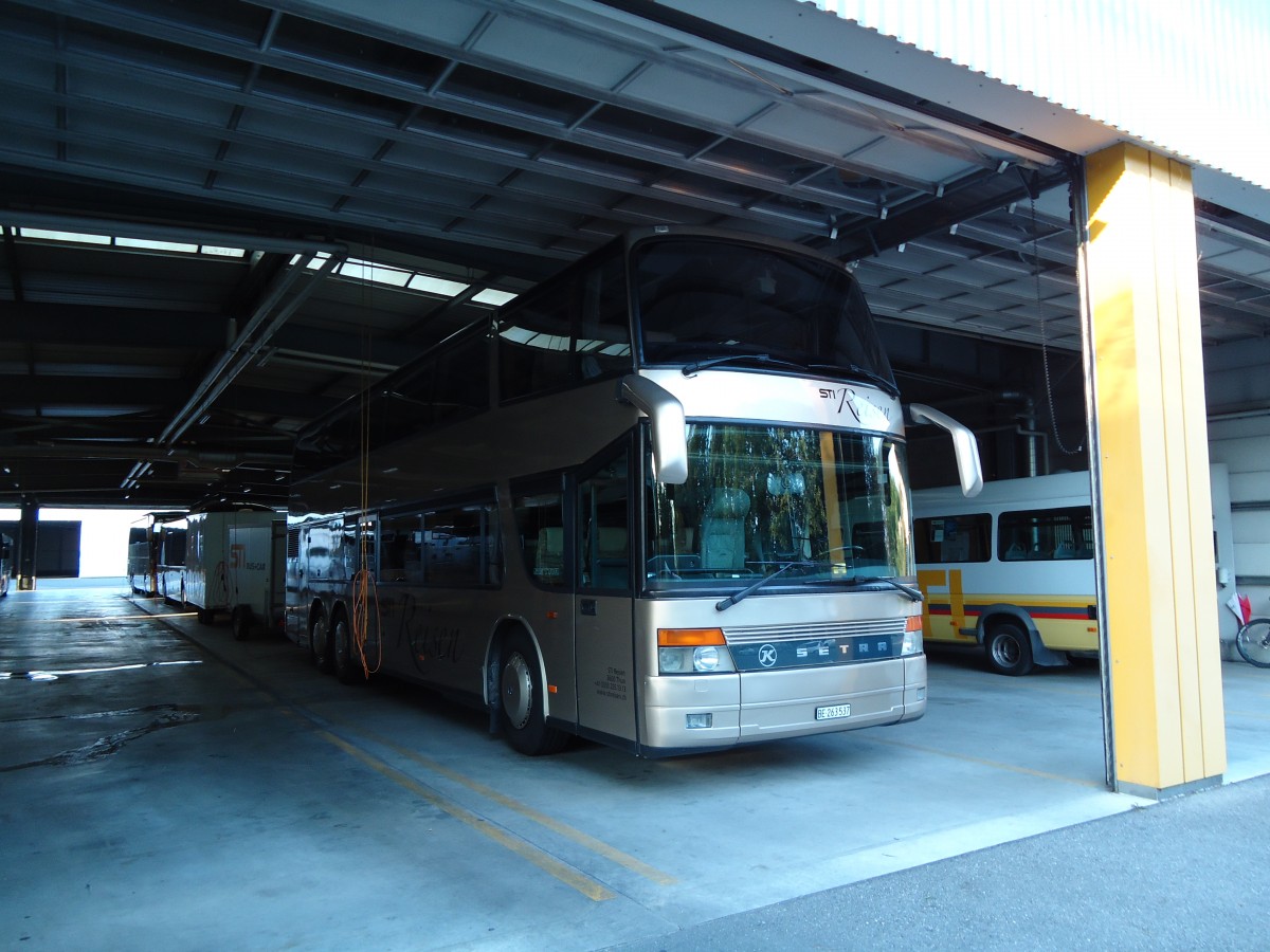 (127'992) - STI Thun - Nr. 37/BE 263'537 - Setra (ex Funi-Car, Biel) am 15. Juli 2010 in Thun, Garage