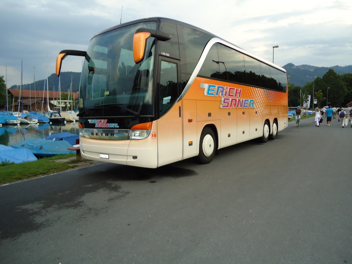 (127'995) - Saner, Laufen - Nr. 18/BL 7351 - Setra am 16. Juli 2010 in Thun, Strandbad