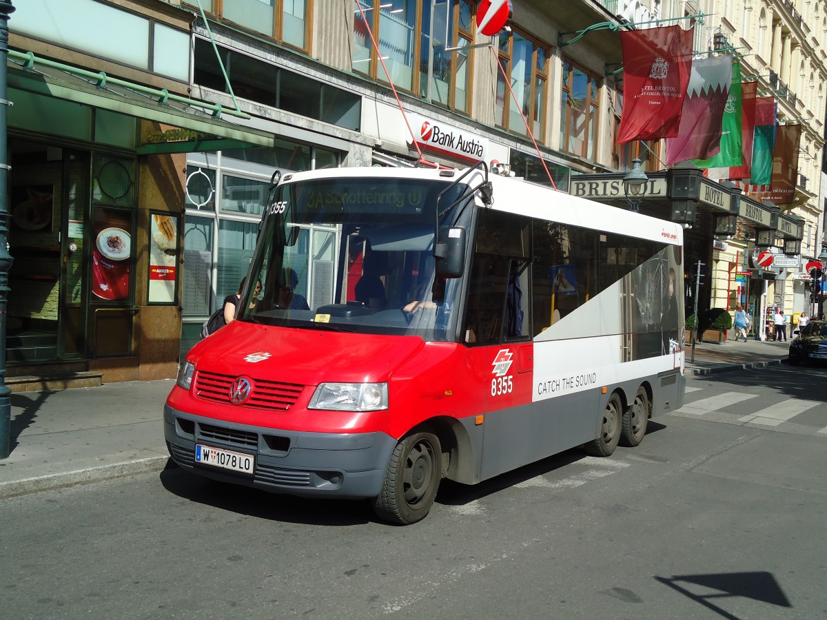 (128'399) - Wiener Linien - Nr. 8355/W 1078 LO - VW/Kutsenits am 9. August 2010 in Wien-Krntner Ring, Oper