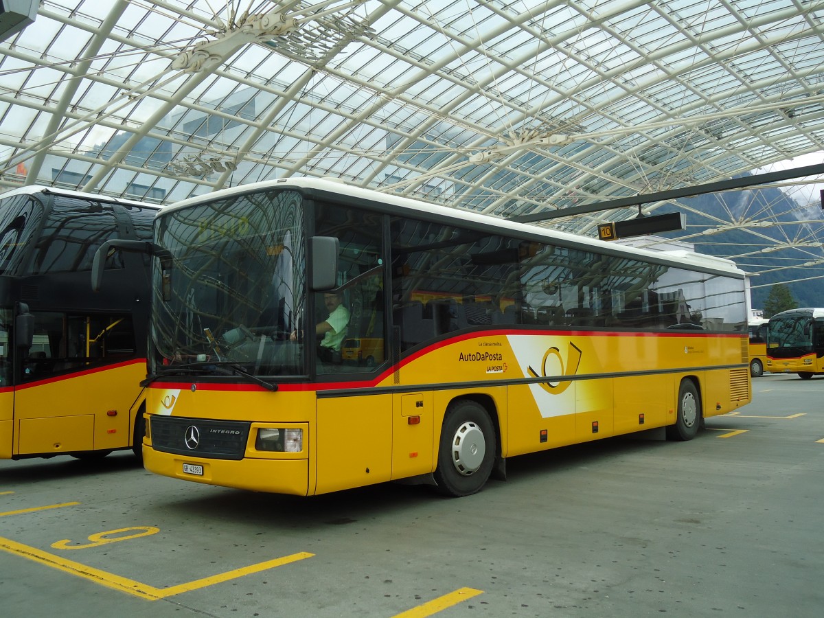 (128'702) - Demarmels, Salouf - GR 43'393 - Mercedes am 13. August 2010 in Chur, Postautostation