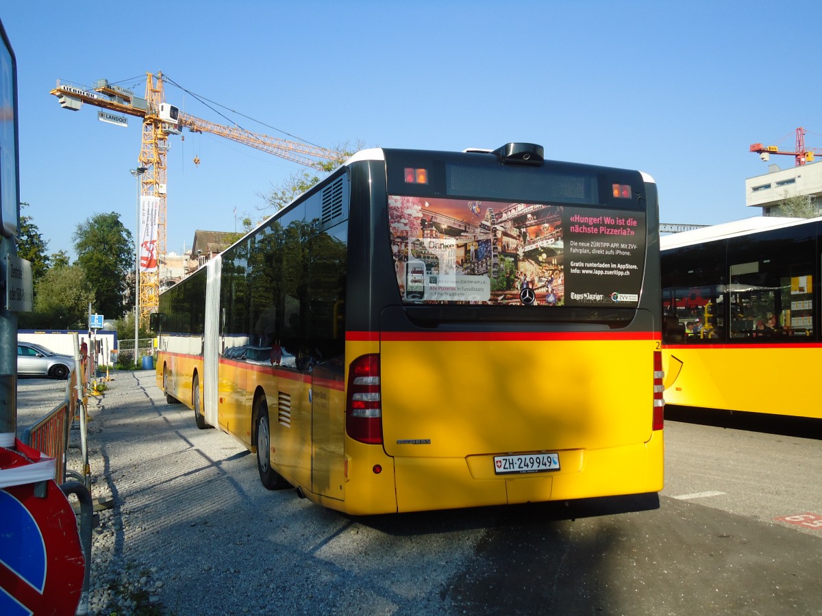 (128'922) - Moser, Flaach - Nr. 249/ZH 249'949 - Mercedes am 21. August 2010 beim Bahnhof Frauenfeld