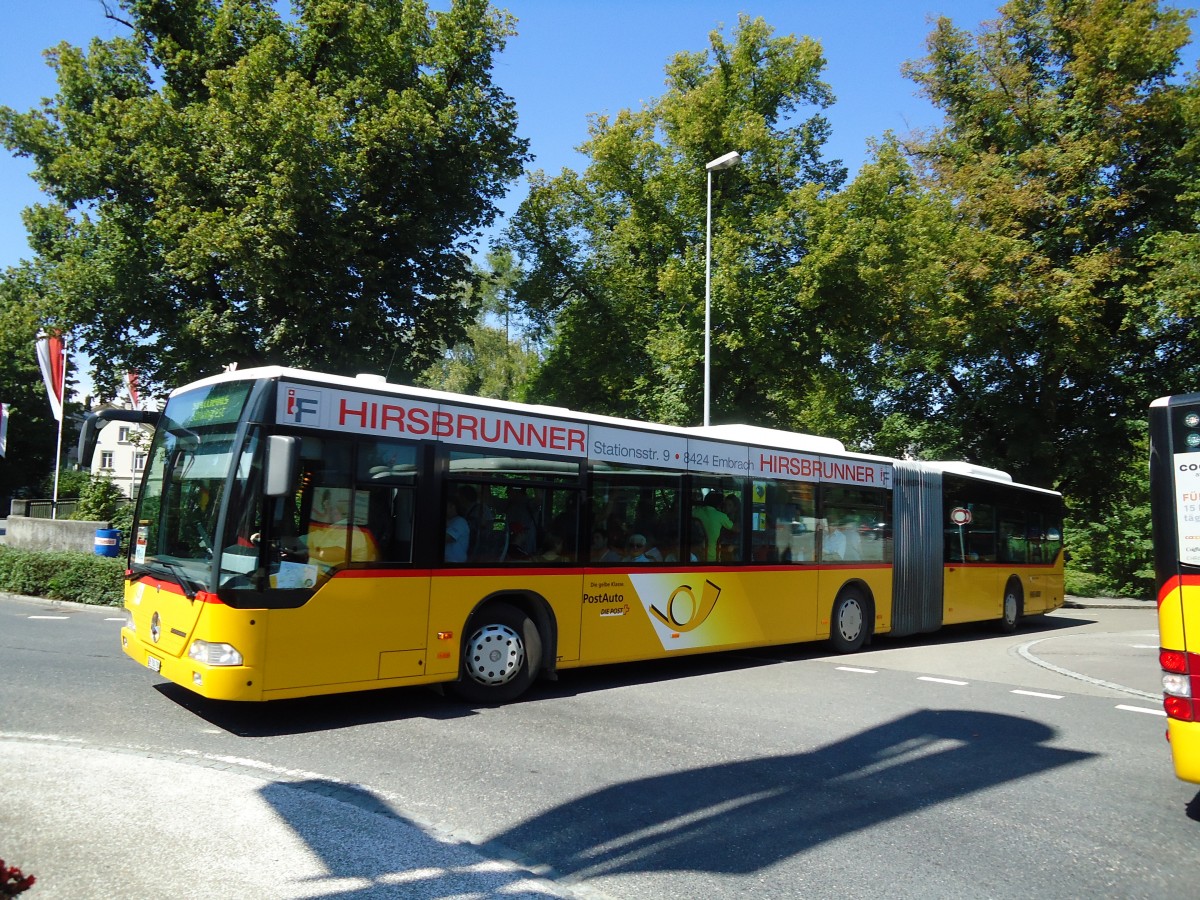 (129'068) - PostAuto Zrich - Nr. 191/ZH 780'780 - Mercedes (ex Nr. 29) am 22. August 2010 beim Bahnhof Frauenfeld