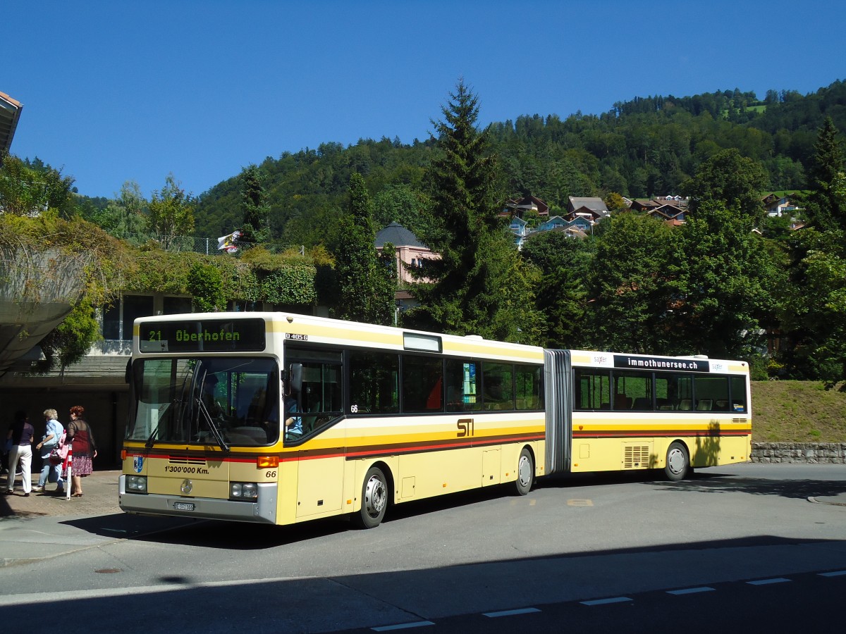 (129'189) - STI Thun - Nr. 66/BE 371'366 - Mercedes am 1. September 2010 in Oberhofen, Wichterheer