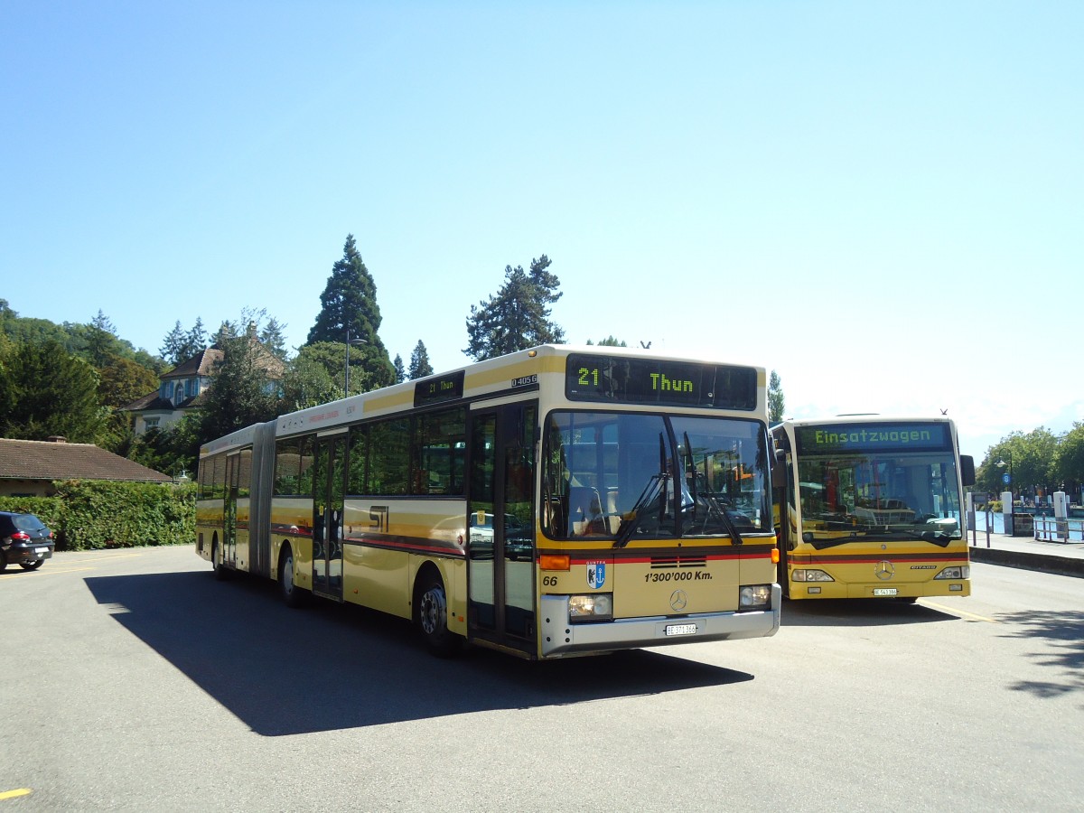 (129'201) - STI Thun - Nr. 66/BE 371'366 - Mercedes am 1. September 2010 bei der Schifflndte Thun