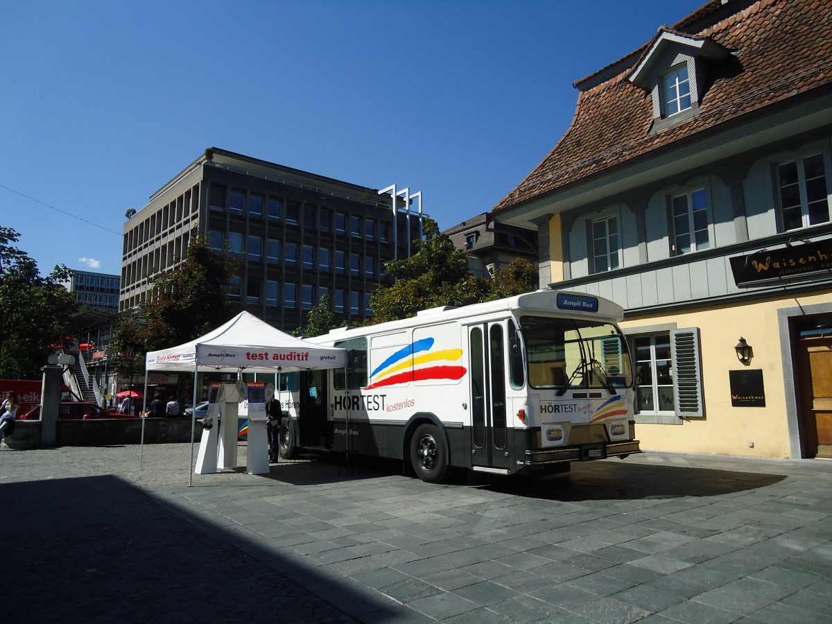 (129'214) - AmpliBus, Baar - SO 162'826 - Saurer/Hess (ex Hrpunkt, St. Gallen; ex RTB Altsttten Nr. 22) am 3. September 2010 in Thun, Waisenhausplatz