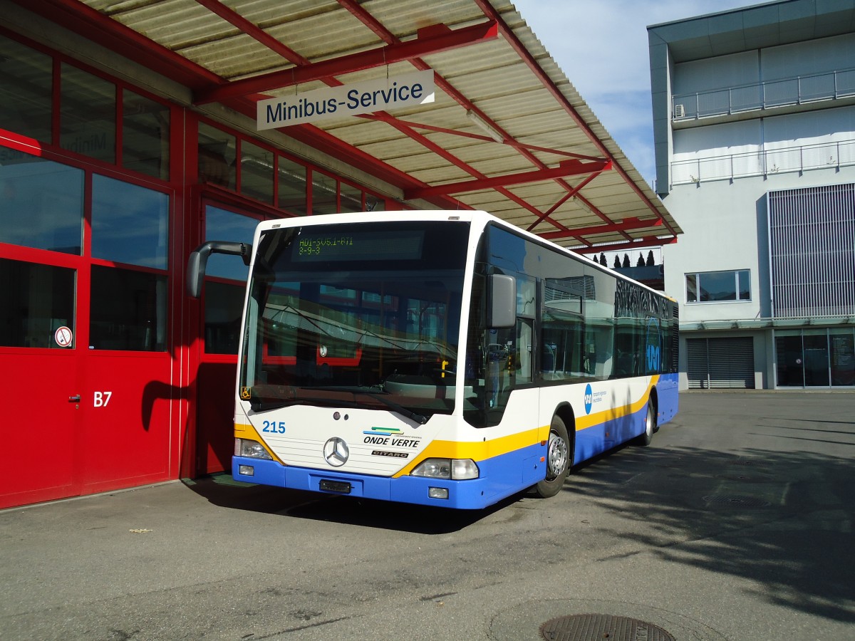 (129'643) - TC La Chaux-de-Fonds - Nr. 215 - Mercedes am 12. September 2010 in Kloten, EvoBus