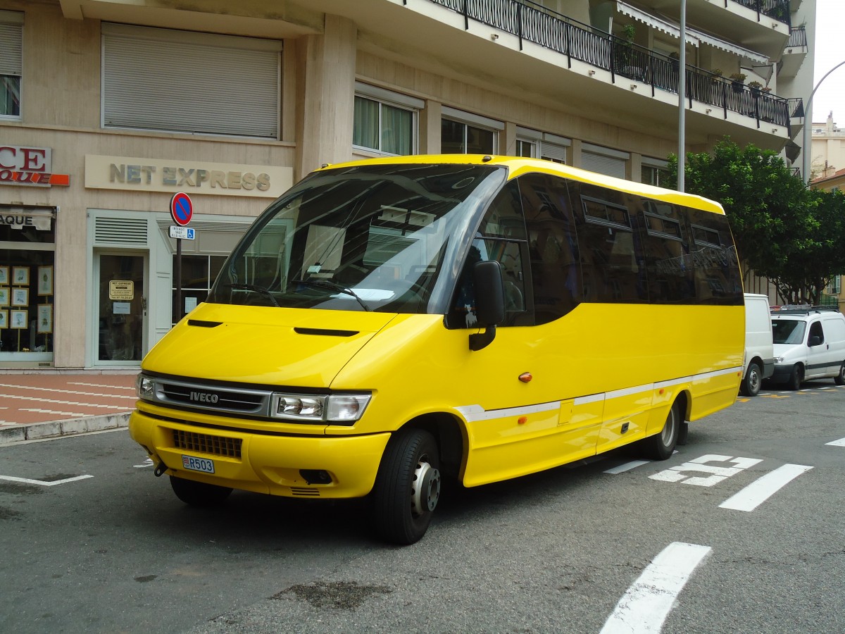 (130'674) - RTS Monaco - R503 - Iveco am 16. Oktober 2010 in Monaco, Place des Moulins