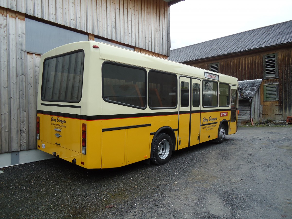 (130'796) - Biegger, Uster - Nr. 11 - NAW/R&J (ex AS Engi Nr. 7) am 24. Oktober 2010 in Ziegelbrcke, Museum