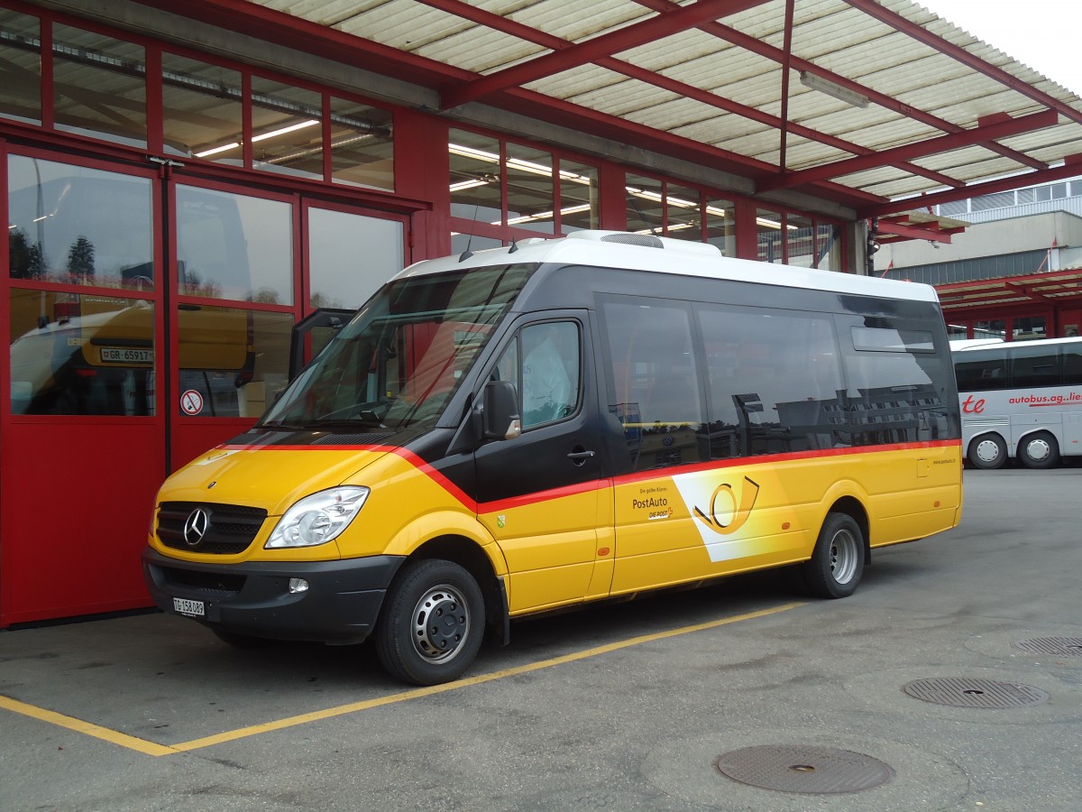 (131'029) - PostAuto Ostschweiz - TG 158'089 - TG 158'089 - Mercedes am 17. November 2010 in Kloten, EvoBus
