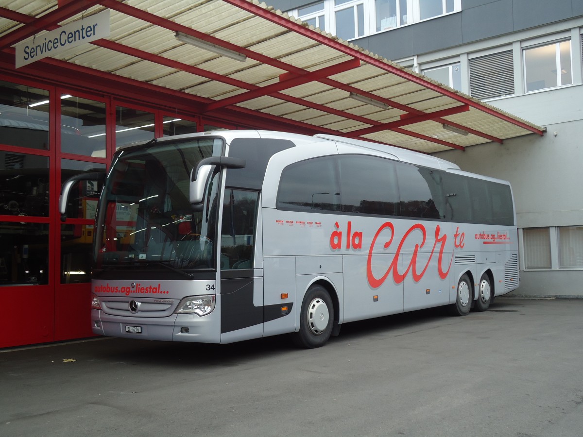 (131'032) - AAGL Liestal - Nr. 34/BL 6276 - Mercedes am 17. November 2010 in Kloten, EvoBus