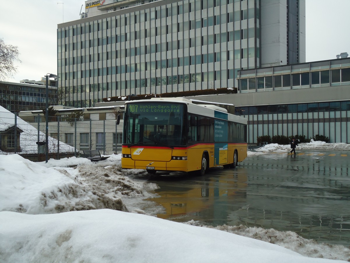 (131'296) - Steiner, Ortschwaben - Nr. 17/BE 16'761 - Volvo/Hess am 7. Dezember 2010 in Bern, Postautostation