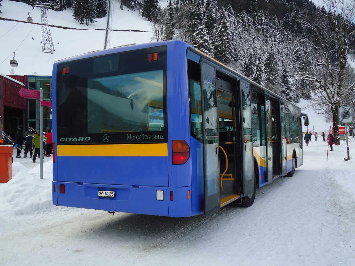 (131'774) - EAB Engelberg - OW 10'195 - Mercedes (ex TC La Chaux-de-Fonds Nr. 214) am 29. Dezember 2010 in Engelberg, Titlisbahnen