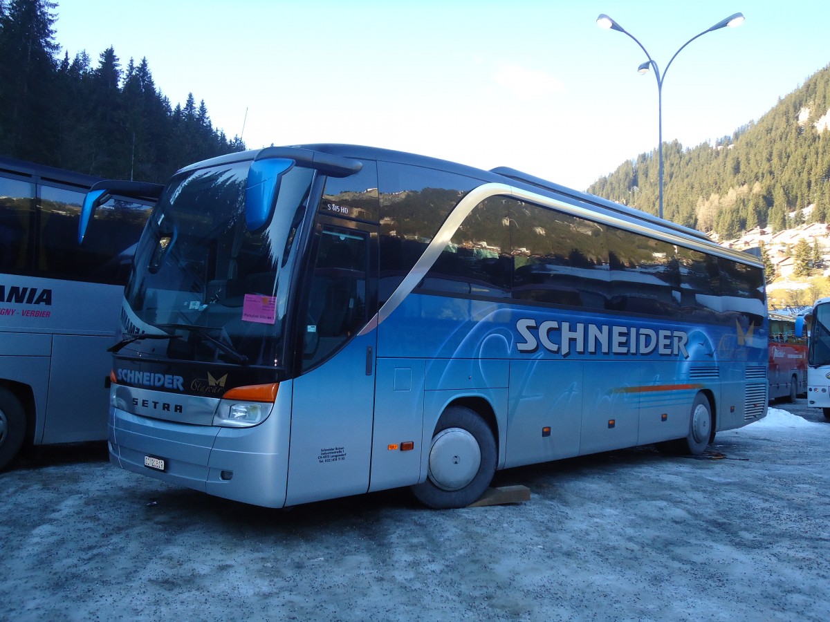 (132'016) - Schneider, Langendorf - SO 20'819 - Setra am 8. Januar 2011 in Adelboden, ASB