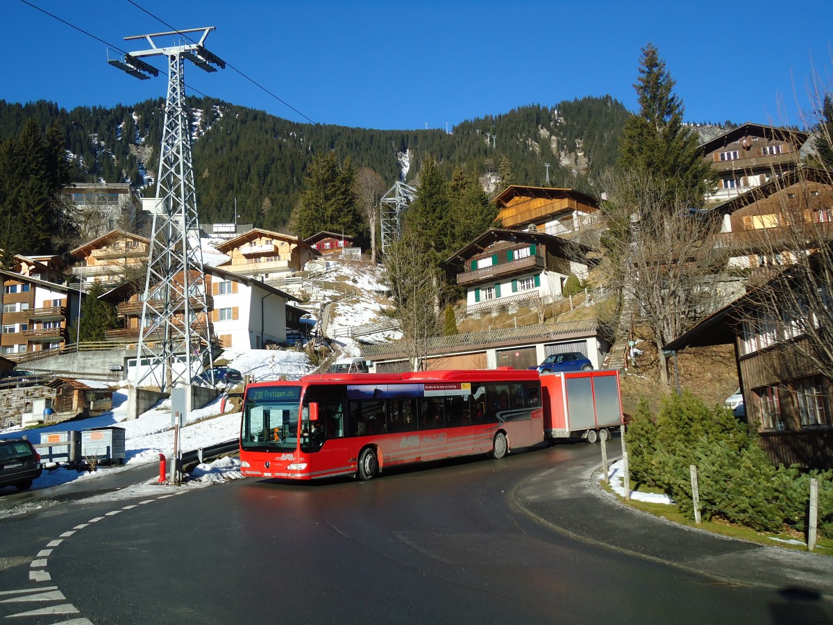 (132'043) - AFA Adelboden - Nr. 95/BE 26'774 - Mercedes am 8. Januar 2011 in Adelboden, Mineralquelle