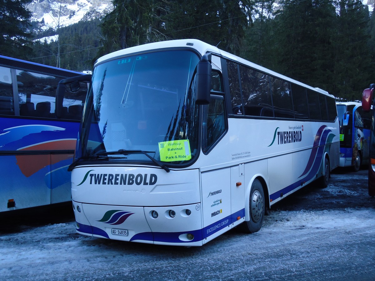 (132'085) - Twerenbold, Baden - Nr. 29/AG 14'835 - Bova am 8. Januar 2011 in Adelboden, Unter dem Birg