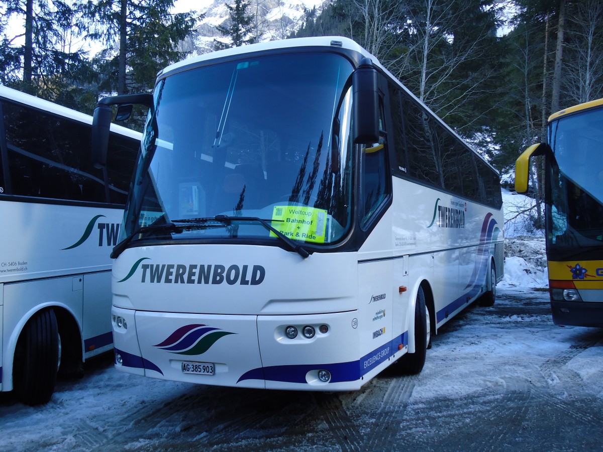 (132'088) - Twerenbold, Baden - Nr. 38/AG 385'903 - Bova am 8. Januar 2011 in Adelboden, Unter dem Birg