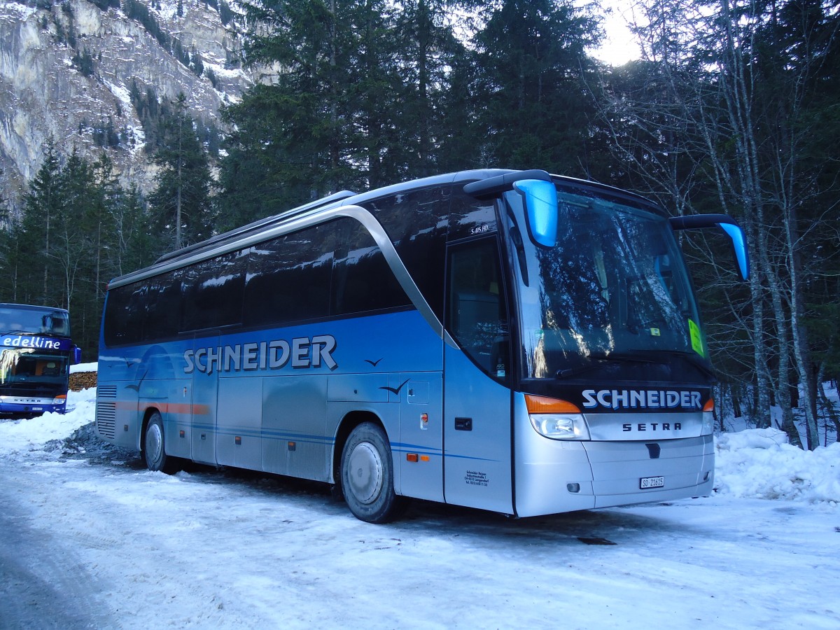 (132'115) - Schneider, Langendorf - SO 21'615 - Setra am 8. Januar 2011 in Adelboden, Unter dem Birg